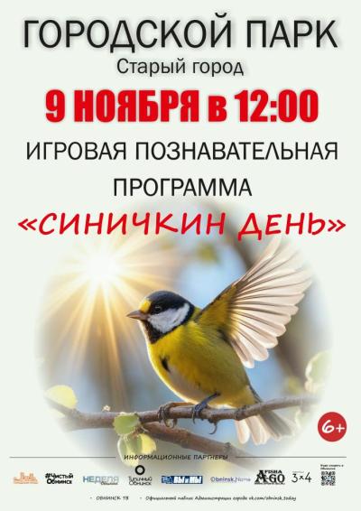 Afisha-go. Афиша мероприятий: Игровая программа «Синичкин день»