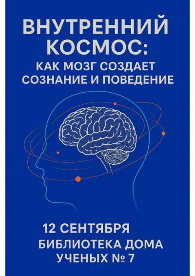 Afisha-go. Афиша мероприятий: Лекция «Внутренний космос: как мозг создает сознание и поведение»