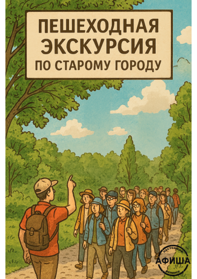 Afisha-go. Афиша мероприятий: Пешеходная экскурсия по Старому городу