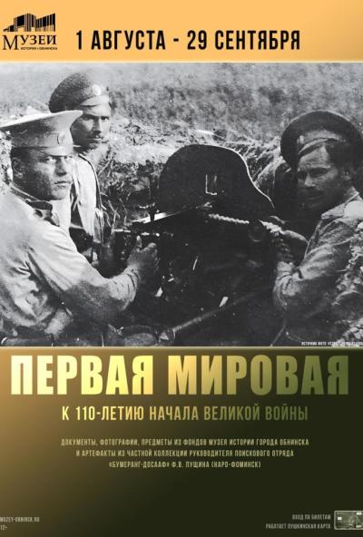 Afisha-go. Афиша мероприятий: Выставка «Первая мировая. К 110-летию начала великой войны»