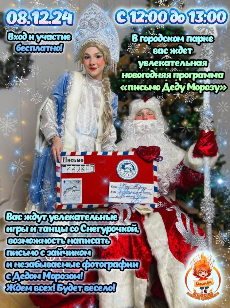 Новогодняя программа «Письмо деду Морозу»