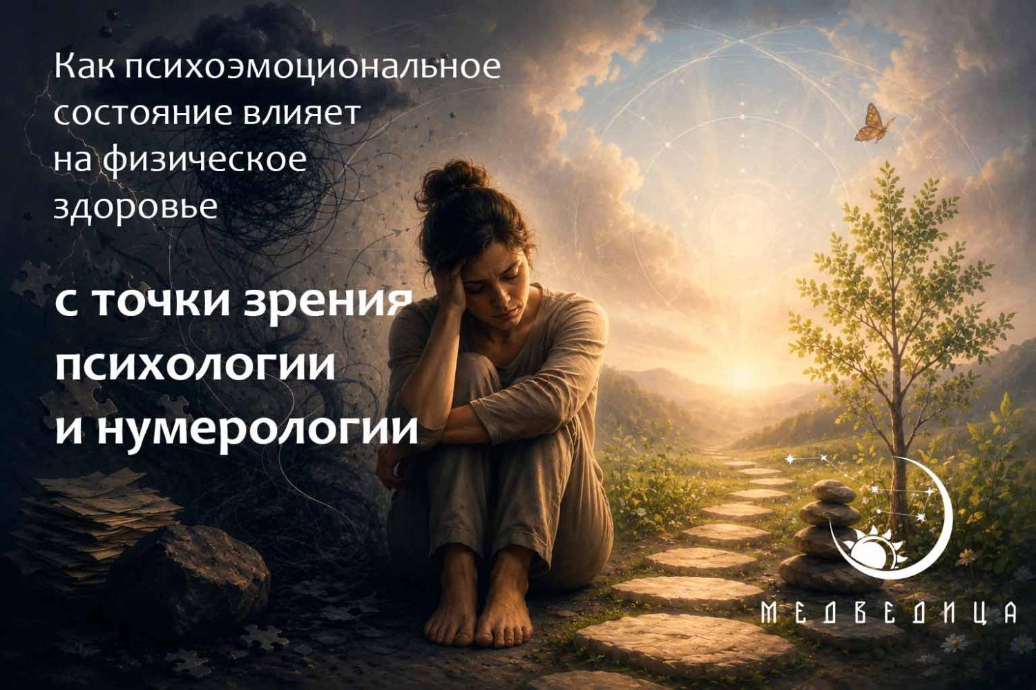 Лекция-практикум «Как психоэмоциональное состояние влияет на физическое здоровье. С точки зрения психологии и нумерологии»